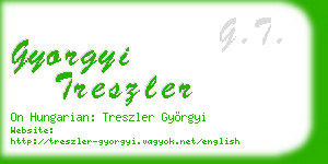 gyorgyi treszler business card