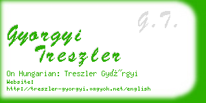 gyorgyi treszler business card